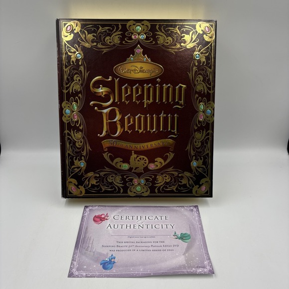 Disney Sleeping Beauty 50th Anniversary Platinum Edition DVD Box Set LE‎ 2500
